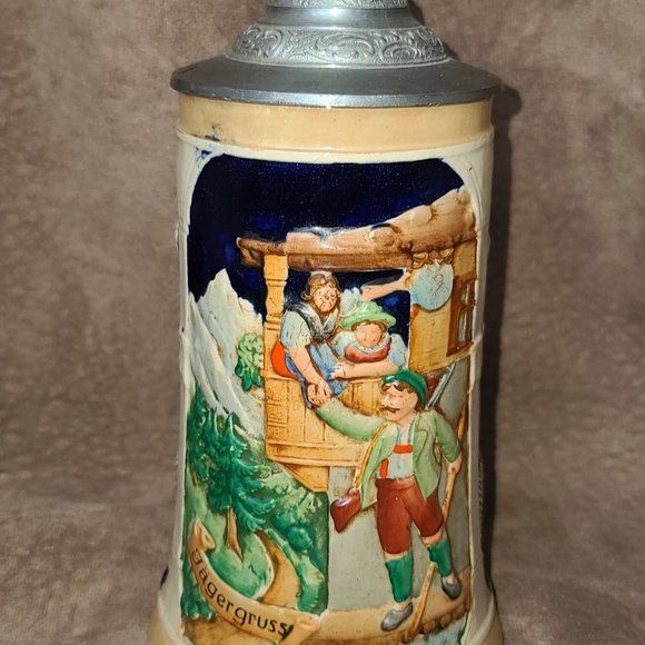 handmade vintage beer stein from germany - Picture 3 of 3